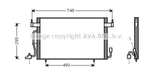 AVA QUALITY COOLING Конденсатор, кондиционер CN5166